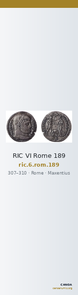 RIC VI Rome 189 — CANOA