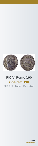 RIC VI Rome 190 — CANOA