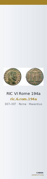 RIC VI Rome 194a — CANOA