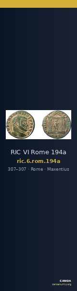 RIC VI Rome 194a — CANOA