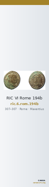 RIC VI Rome 194b — CANOA