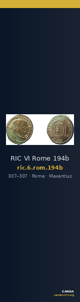RIC VI Rome 194b — CANOA