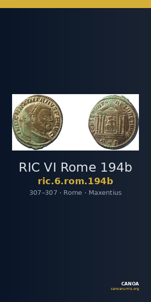 RIC VI Rome 194b — CANOA