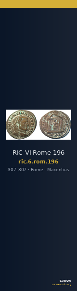 RIC VI Rome 196 — CANOA