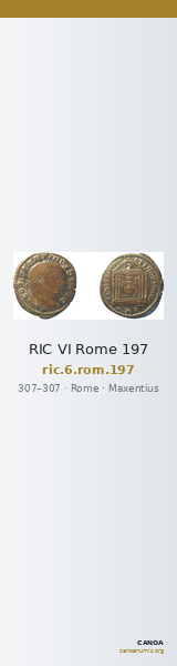 RIC VI Rome 197 — CANOA
