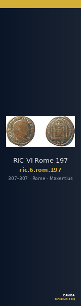 RIC VI Rome 197 — CANOA