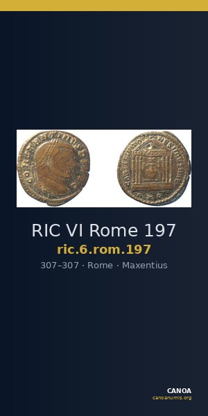 RIC VI Rome 197 — CANOA