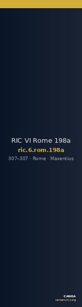 RIC VI Rome 198a — CANOA
