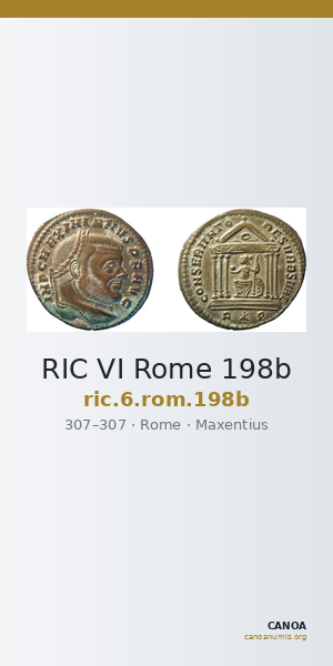 RIC VI Rome 198b — CANOA