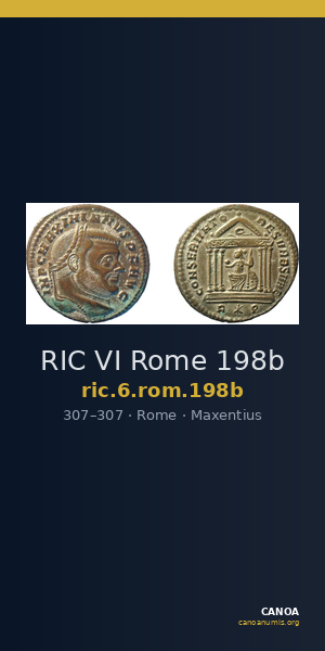 RIC VI Rome 198b — CANOA