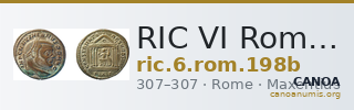 RIC VI Rome 198b — CANOA
