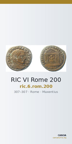 RIC VI Rome 200 — CANOA
