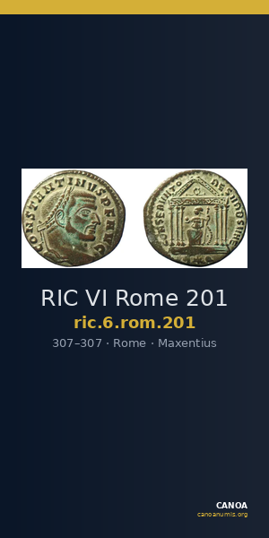 RIC VI Rome 201 — CANOA