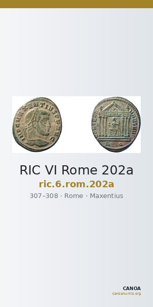 RIC VI Rome 202a — CANOA