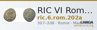 RIC VI Rome 202a — CANOA