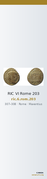 RIC VI Rome 203 — CANOA