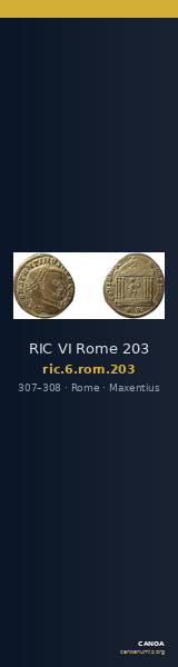 RIC VI Rome 203 — CANOA