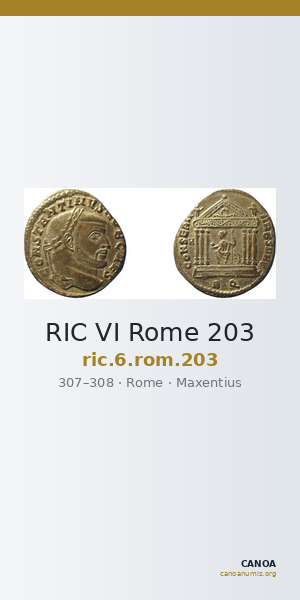 RIC VI Rome 203 — CANOA