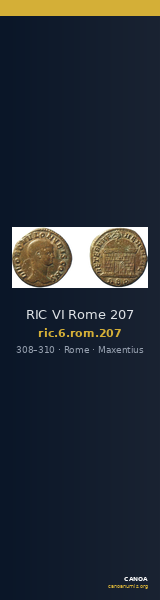 RIC VI Rome 207 — CANOA