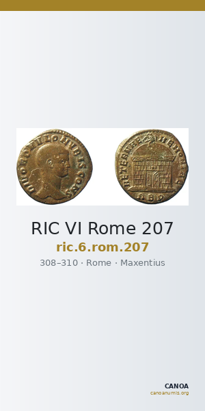 RIC VI Rome 207 — CANOA