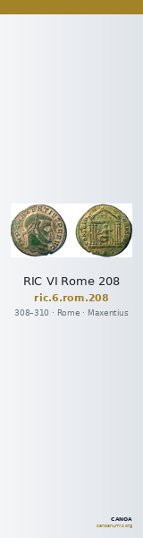 RIC VI Rome 208 — CANOA