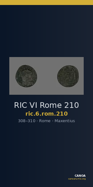 RIC VI Rome 210 — CANOA
