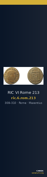 RIC VI Rome 213 — CANOA