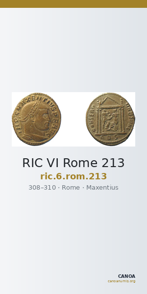 RIC VI Rome 213 — CANOA