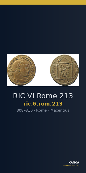 RIC VI Rome 213 — CANOA
