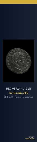 RIC VI Rome 215 — CANOA
