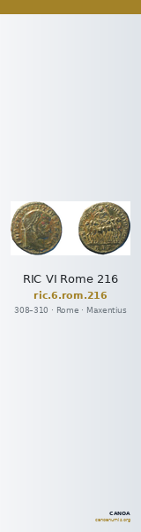 RIC VI Rome 216 — CANOA