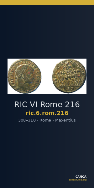 RIC VI Rome 216 — CANOA