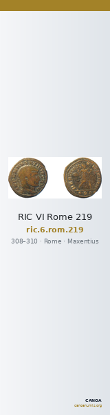 RIC VI Rome 219 — CANOA
