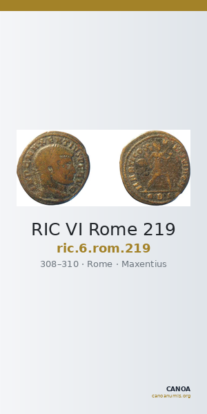 RIC VI Rome 219 — CANOA