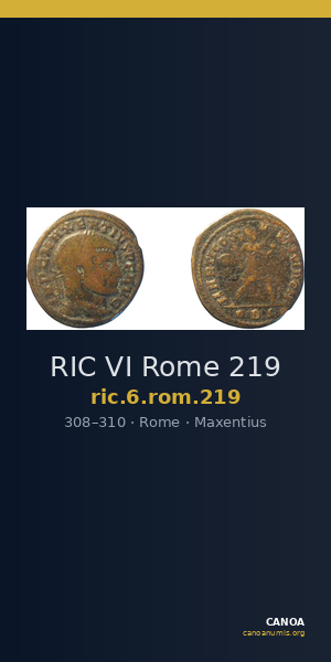 RIC VI Rome 219 — CANOA