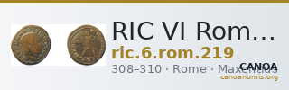 RIC VI Rome 219 — CANOA