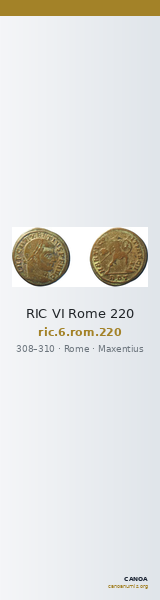 RIC VI Rome 220 — CANOA