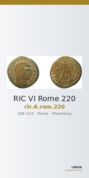 RIC VI Rome 220 — CANOA
