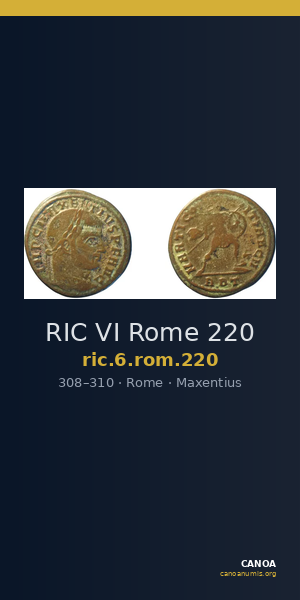RIC VI Rome 220 — CANOA