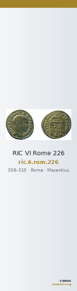 RIC VI Rome 226 — CANOA