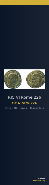RIC VI Rome 226 — CANOA