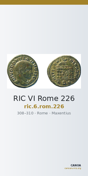 RIC VI Rome 226 — CANOA