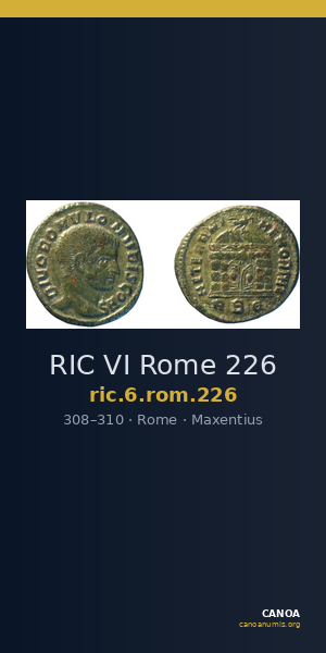 RIC VI Rome 226 — CANOA