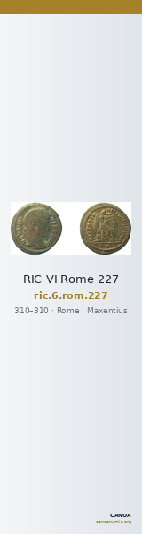 RIC VI Rome 227 — CANOA