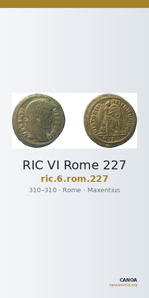 RIC VI Rome 227 — CANOA