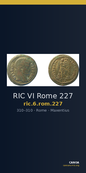 RIC VI Rome 227 — CANOA