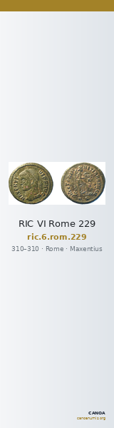 RIC VI Rome 229 — CANOA