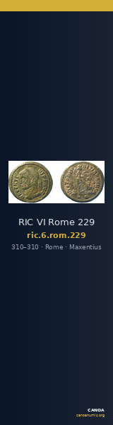 RIC VI Rome 229 — CANOA