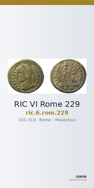 RIC VI Rome 229 — CANOA