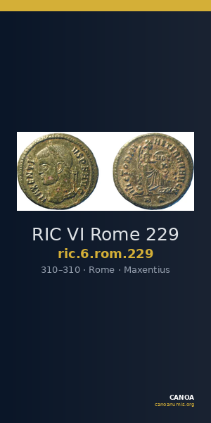 RIC VI Rome 229 — CANOA